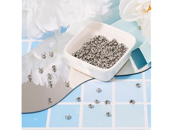 Pandahall 200pcs SS Crimp Bead Covers - Gallery 2