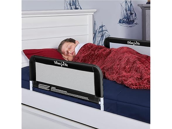 Dream On Me Lightweight Mesh Bed Rail