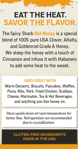 (3 Pack) Spicy Shark Hot Honey, 12 oz. - Gallery 5