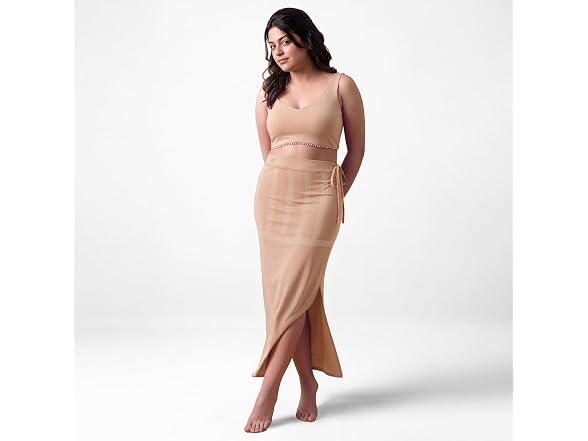 Dermawear Women (M) Blended Fabric Saree Shapewear