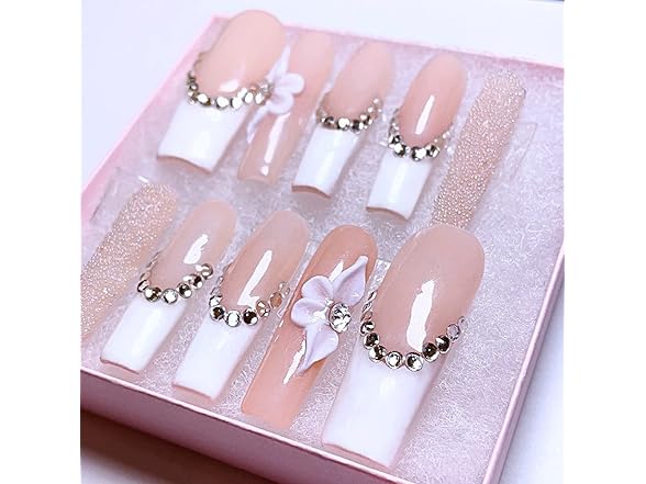 500pcs Extra Long Square Nail Tips