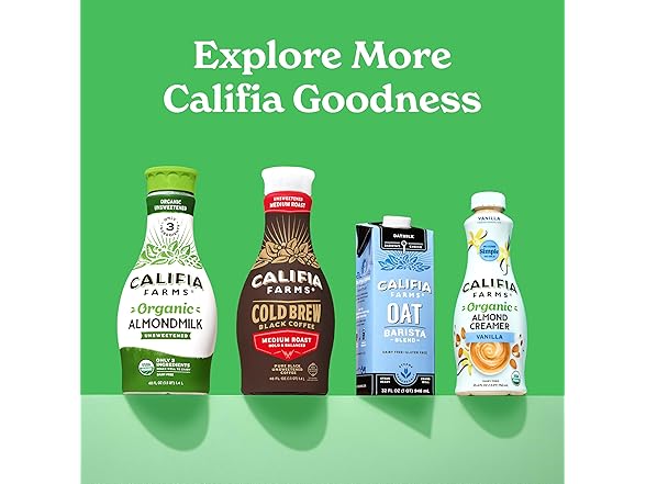 6PK Califia Farms - Organic Coconut Milk, 32 oz