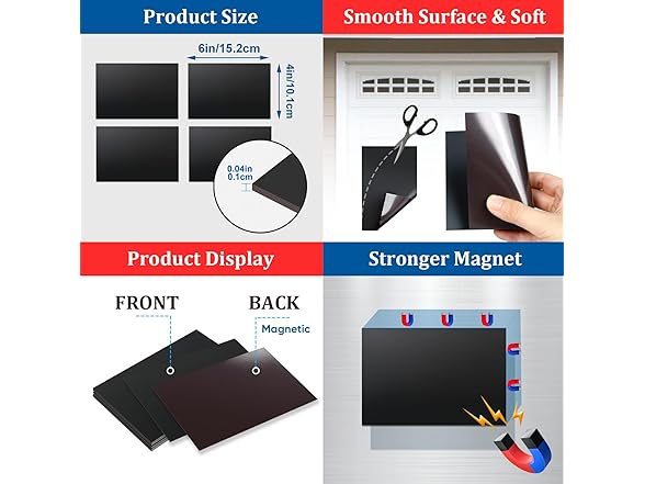 HULKNPEW Magnetic Garage Door Windows