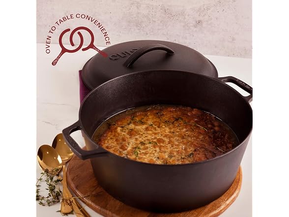 Cuisinel Cast Iron Dutch Oven - 7-Quart