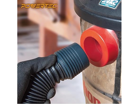POWERTEC 70356 10 ft. Vacuum Hose Dust C