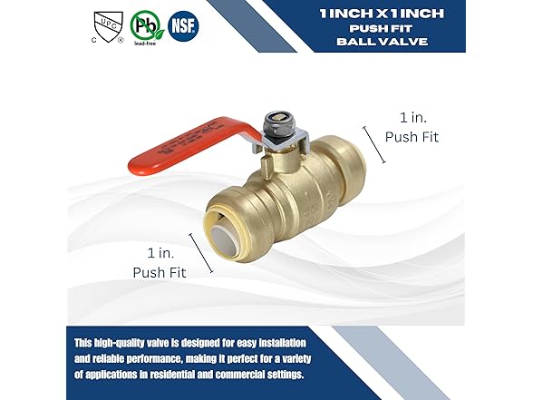 XFITTING Push Fit Ball Valve