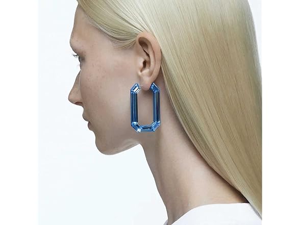 SWAROVSKI Lucent hoop earrings
