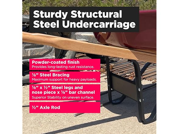 Scenic Road Heavy Duty Wheelbarrow