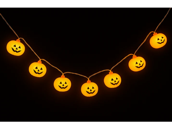 MQI 10 LED Pumpkin String Light