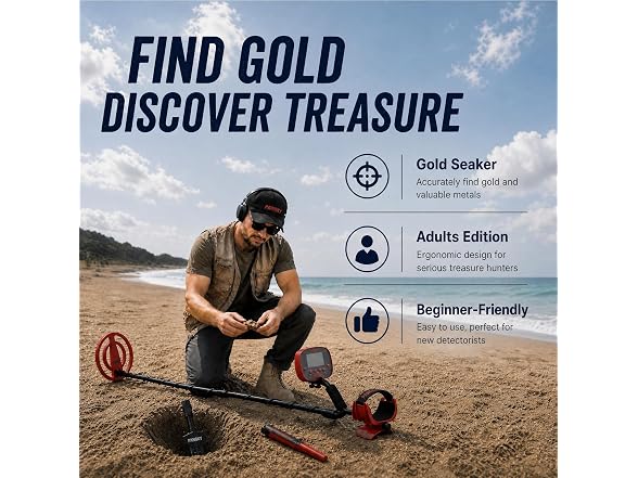 PANCKY Metal Detector Adults LCD