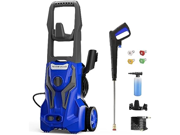 ZHUOLIN High Pressure Washer 4800PSI - Blue