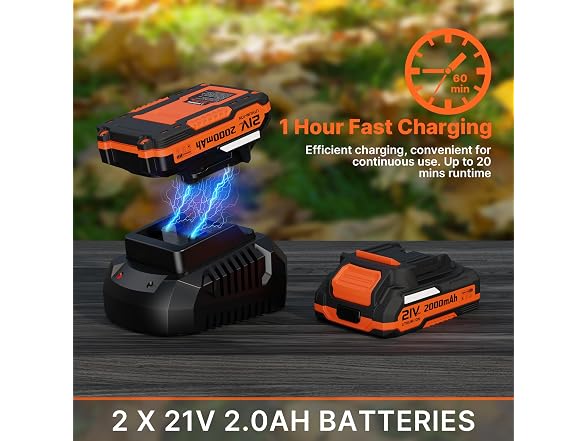 LEAPUL Leaf Blower Cordless 21V