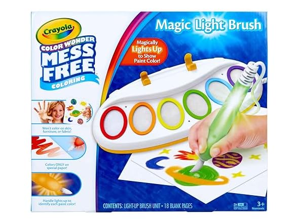 Crayola Color Wonder Magic Light Brush, Mess Free