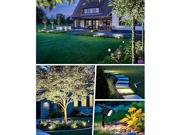 Brightown Solar Spot Lights Outdoor