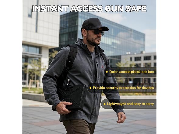 hyhjh Mechanical Lock Pistol Safe TSA