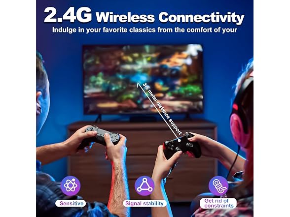 Retro Gaming Console M8 64G Wireless