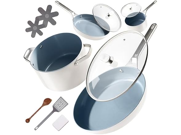 Greater Goods 12pc Ceramic Set, Birch White