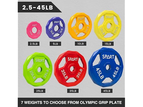 SPART Weight Plate 2-Inch Cast 10LB Pair