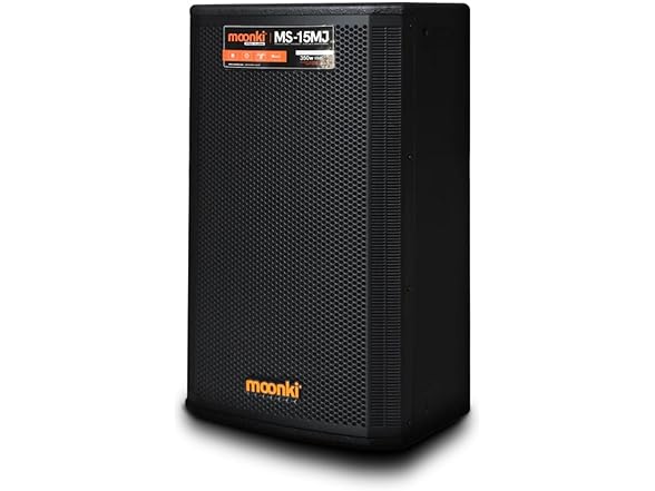 (NEW) Moonki Sound MS-15MJ Pro Audio DJ Speaker 15-inch Woofer Class D Amplifier