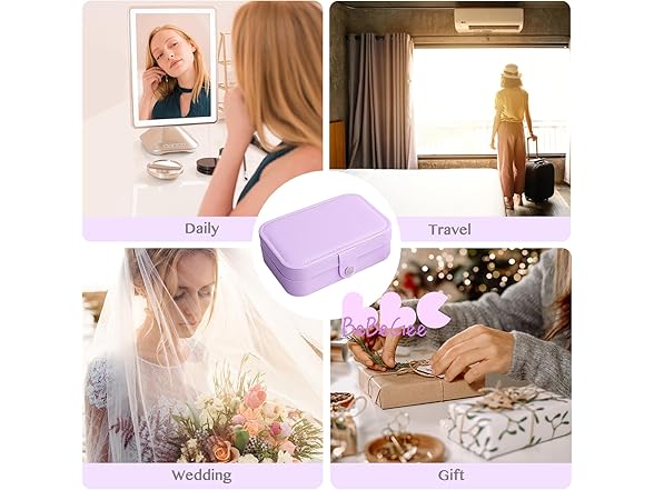 BeBeGee Portable Jewelry Organizers Tray