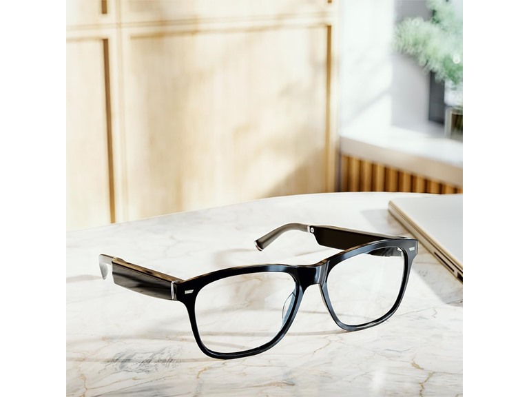 (NEW) Amazon Echo Frames Smart glasses, Designed for Alexa+, Square frames in Classic Black