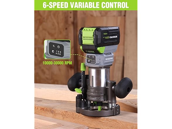WORKPRO 20V Compact Router Combo Kit