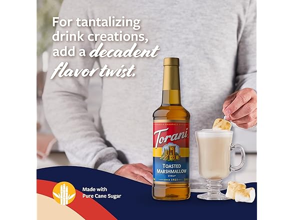 Torani Coffee Syrup, Toasted Marshmallow Syrup