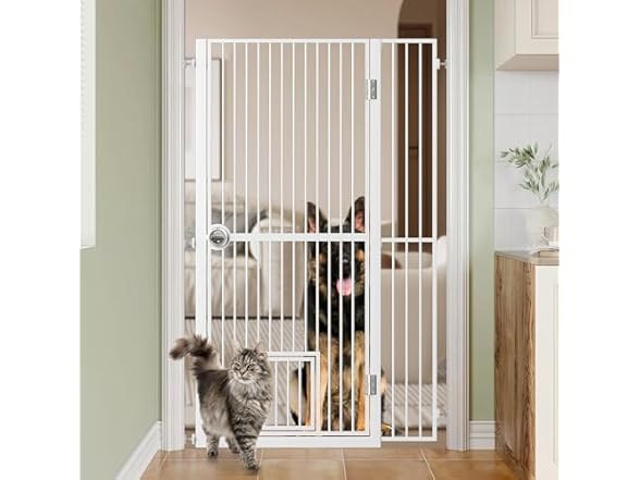 MODCART 61" Extra Tall Cat Gate for Doorway