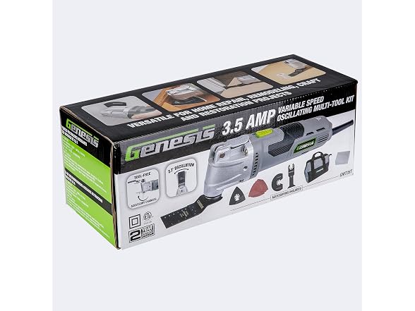 Genesis GMT35T 3.5 Amp Oscillating Multi Tool