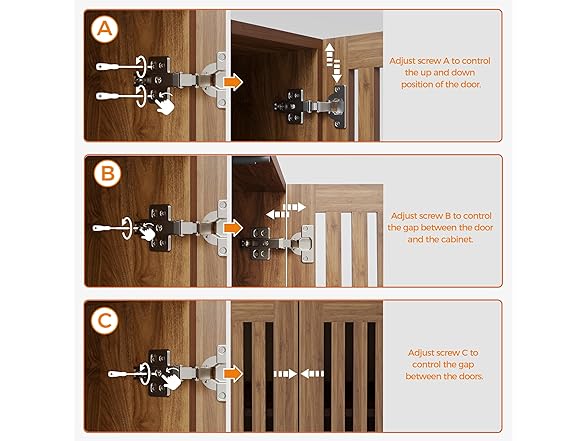 Mericonia Grille Buffet Cabinet with Storage