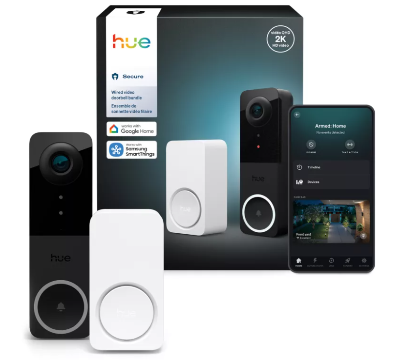 Philips Hue Secure Wired Video Doorbell Bundle - Gallery 14
