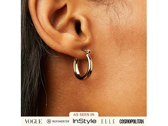 Ana Luisa Plated Hoops