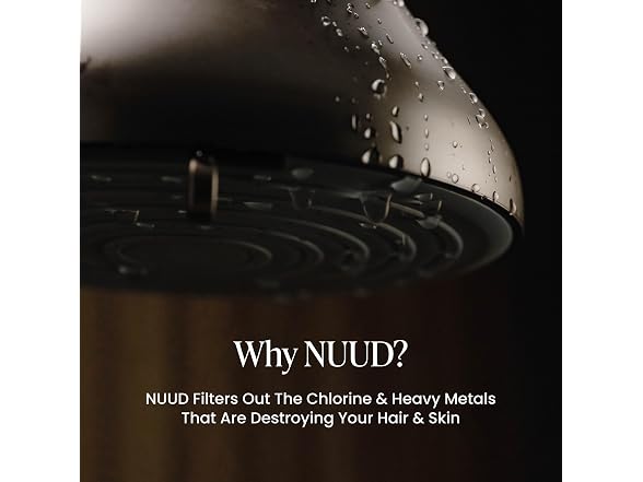 NUUD Filtered Shower Head | Removes