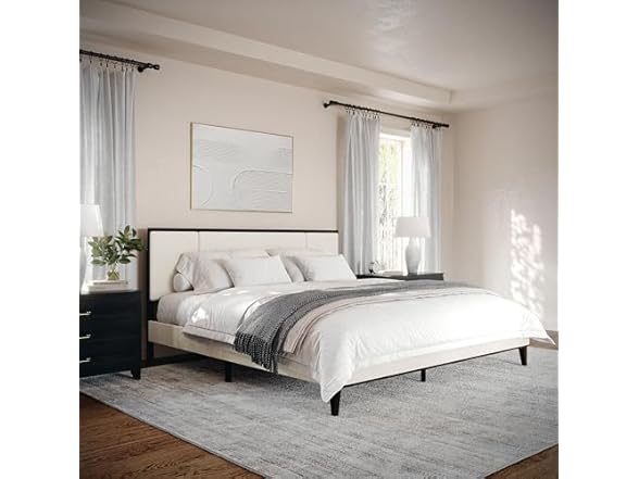 Martha Stewart Jett Platform Bed, King
