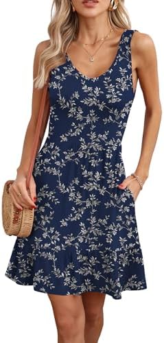 Women's Sleeveless Casual Sundress    