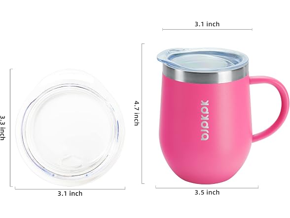 BJPKPK 2PCS Insulated Coffee Mug