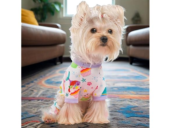 Yikeyo Dog Pajamas for Small Dogs, Soft Thin