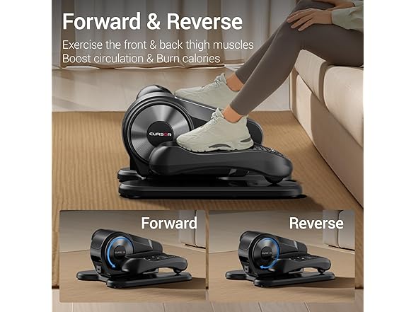CURSOR FITNESS Under Desk Elliptical Machine