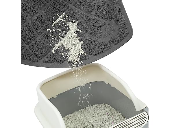 Niubya Premium Cat Litter Mat, 23" Long x 14" Wide