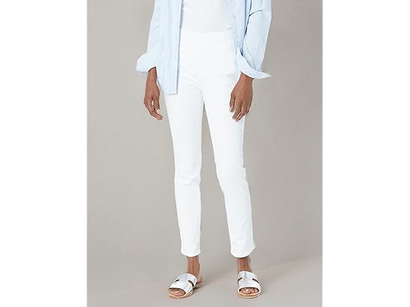 NYDJ Women's White Skinny Ankle (16)