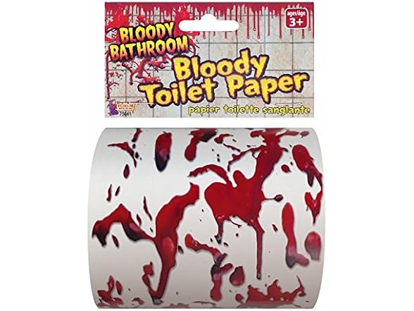Forum Novelties Red Bloody Bathroom Toilet Paper