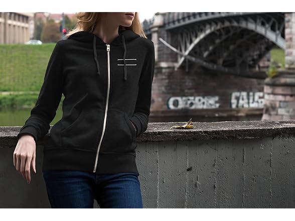 Boss Polity Bracket Zip Up Hoodie