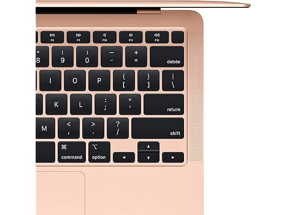 Apple Late 2020 MacBook Air with Apple M1 Chip, 13-inch, 8GB RAM, 256GB SSD, Gold (Renewed) (Open Box)