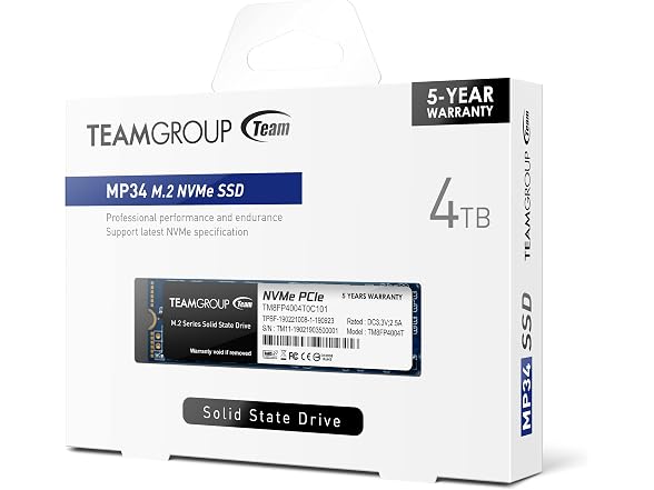 TEAMGROUP MP34 4TB with DRAM SLC Cache