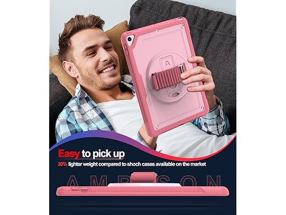 Ambison Case for iPad 9th/8th/7th Gen