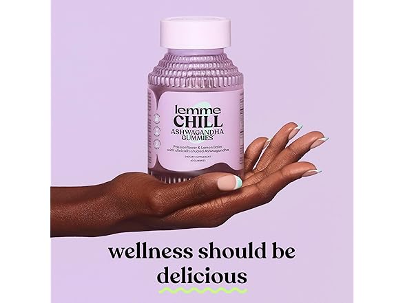 Lemme Chill Stress Gummies Ashwagandha 60ct