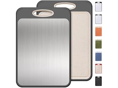 $14.99, Was $29.99, 50% Off! Socisen stainless steel cutting board dealfomo