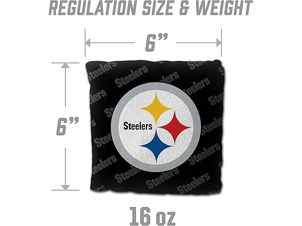 Pittsburgh Steelers Cornhole Bags