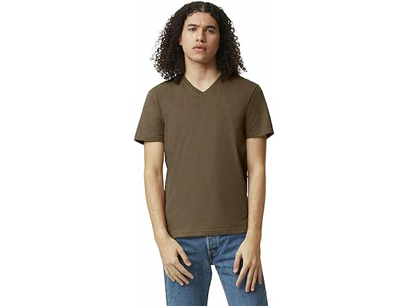 American Apparel V-Neck (XL) Army