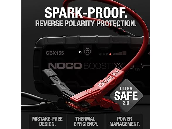 NOCO Boost X GBX155: 4250A UltraSafe Jump Starter